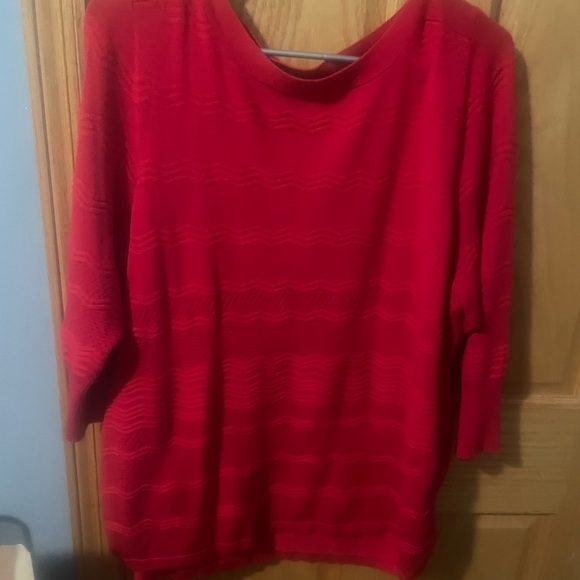 Lane Bryant Red Sweater - Picture 2 of 3